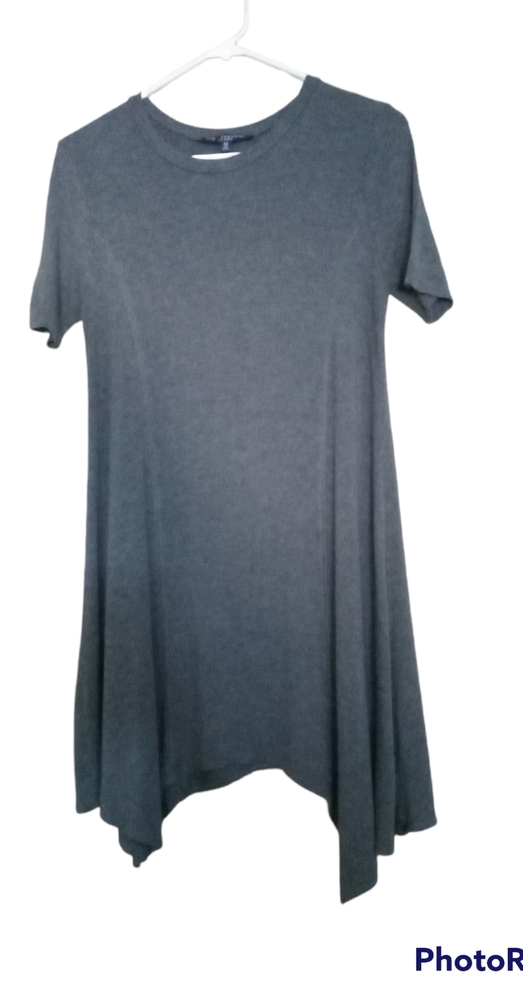 One ❤ Clothing Los Angeles gray lagenlook tshirt dress